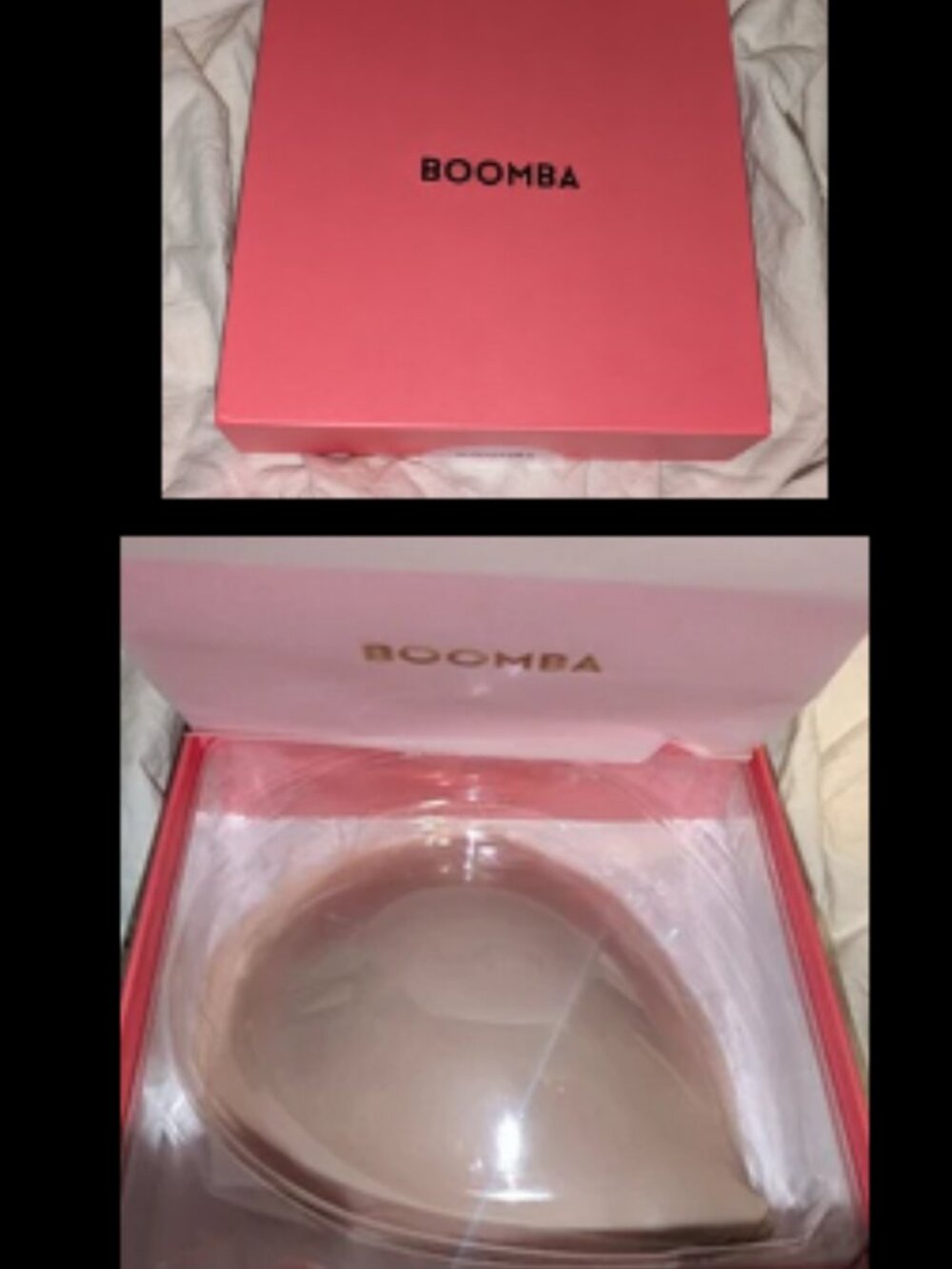 New Boxed BOOMBA Invisibra - Beige - Womens Size C
